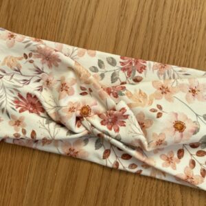 Knotenstirnband - flower pastell