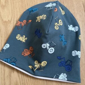 Wendebeanie - Traktor olive
