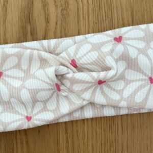 Stirnband - Herz pink